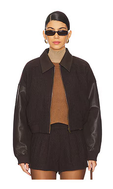 ASTR the Label Sorine Jacket in Brown from Revolve.com | Revolve Clothing (Global)