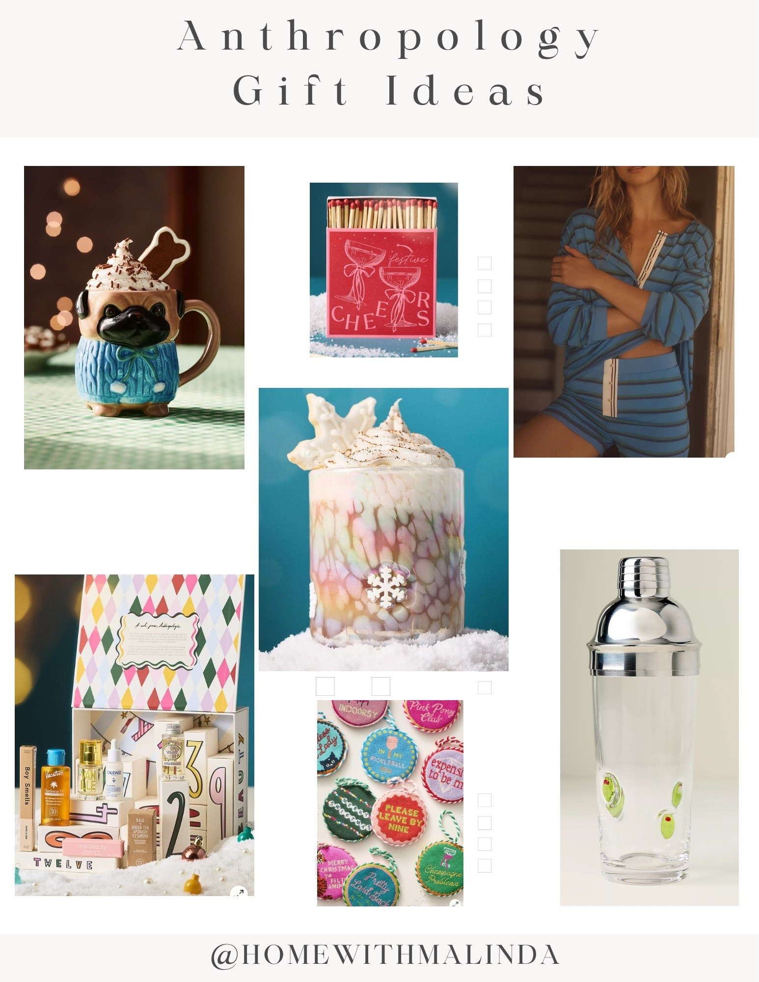 Gift ideas | Christmas gift ideas | holiday gift ideas | anthropology gifts ideas | anthropology gifts under 25 | gift idea ideas for her | gift ideas from anthropology 

#LTKGiftGuide #LTKFindsUnder50 #LTKHoliday