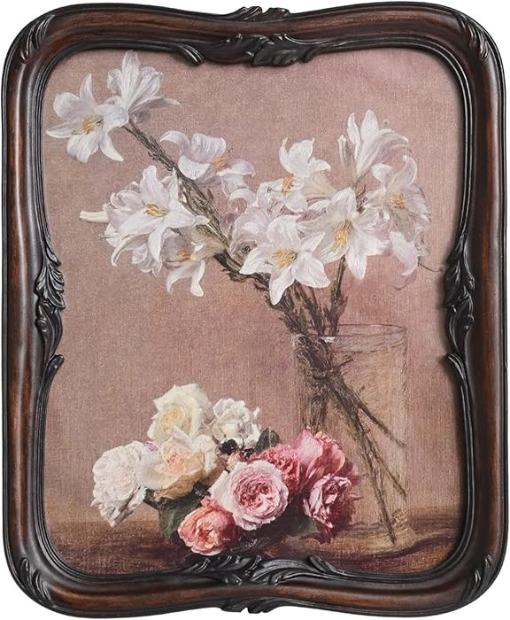 Vintage Picture Frame 8x10 - 8 x10 Antique Picture Frame, Elegant Antique Frames 8X 10 With Glass... | Amazon (US)
