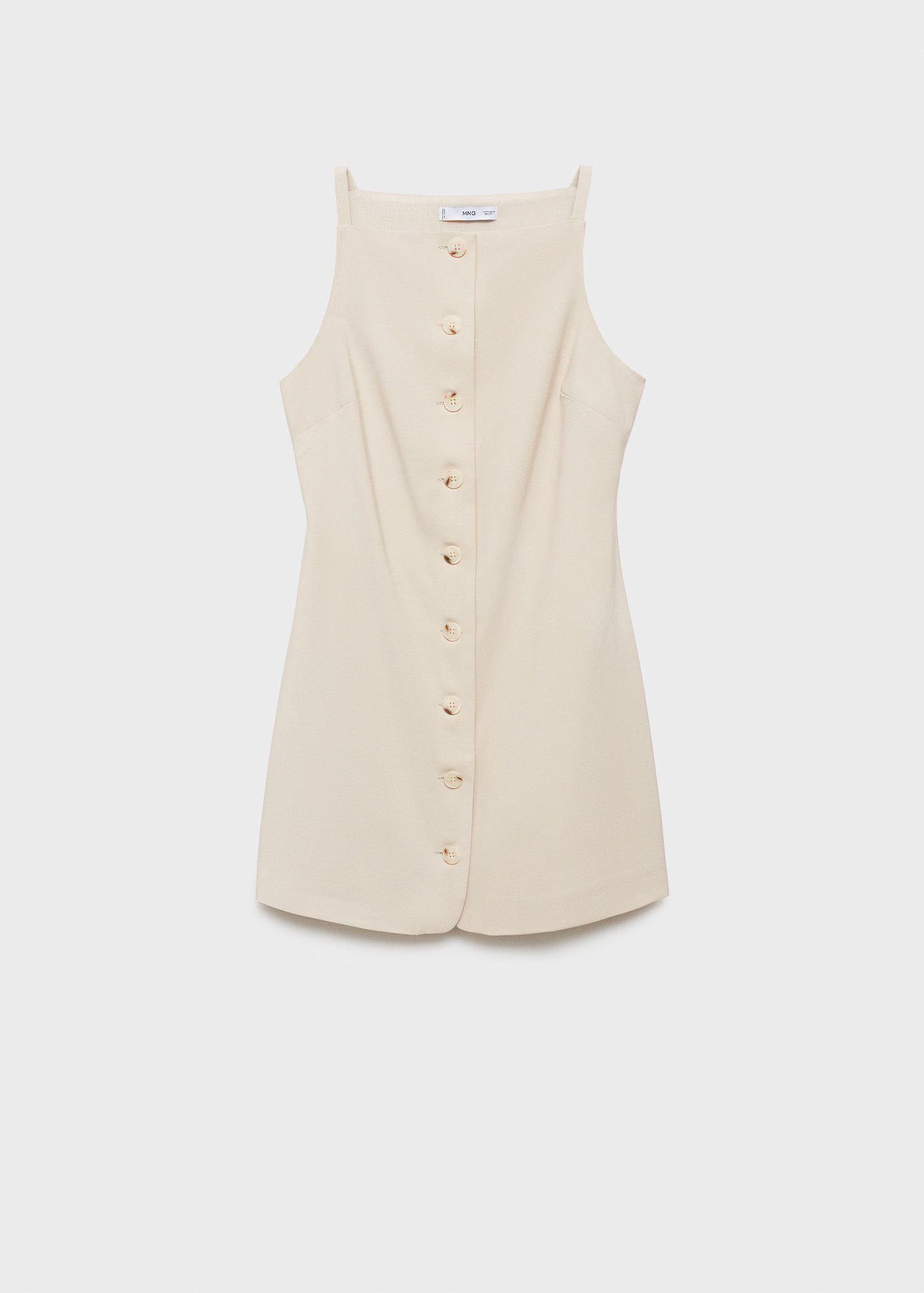 Short buttoned dress | MANGO (US)