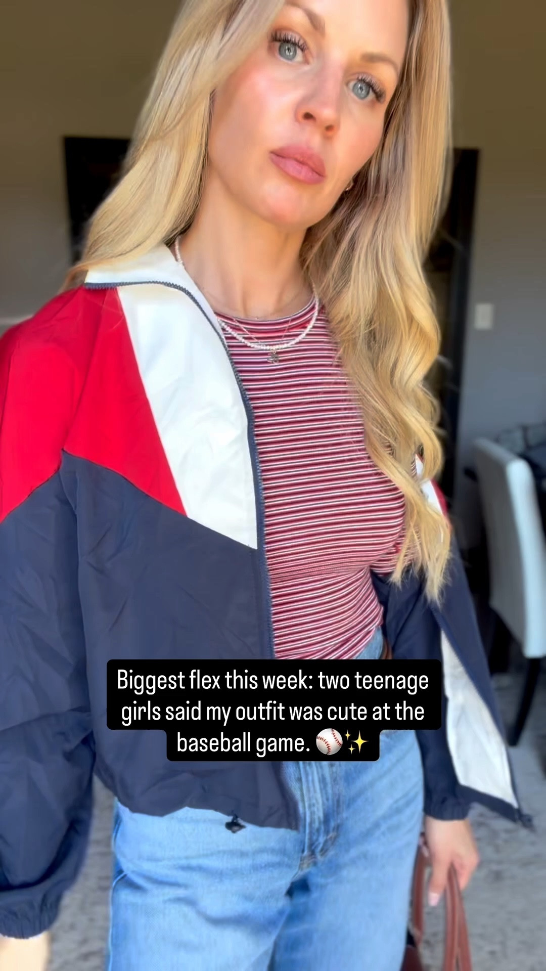  I’ve been riding this high all week ✨
Baseball Mom uniform locked in 💃🏼

Top @lululemon  size 4
Jeans @Target size 24
Jacket @amazon small

#LTKmomlife #LTKActive #LTKootd