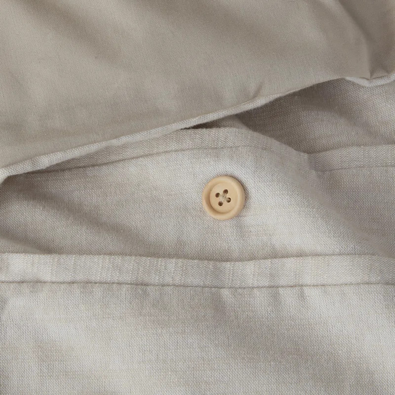 Dover Natural Organic Cotton Oversized Duvet Cover Set King/Cal King (Set of 3) | Wayfair North America