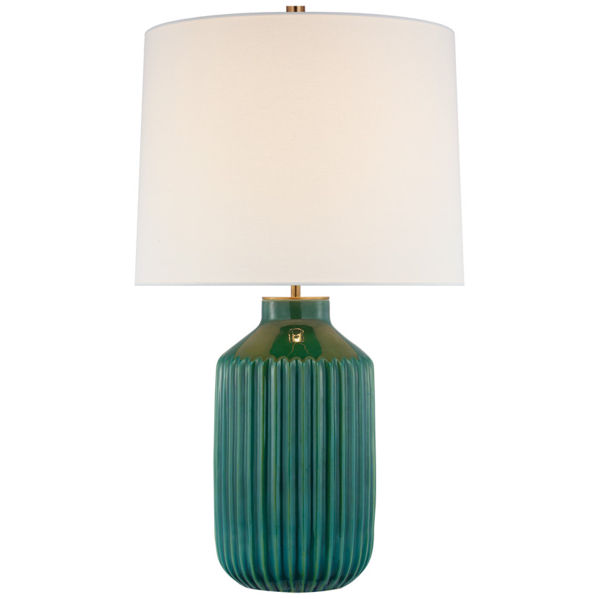Braylen Medium Ribbed Table Lamp | Visual Comfort