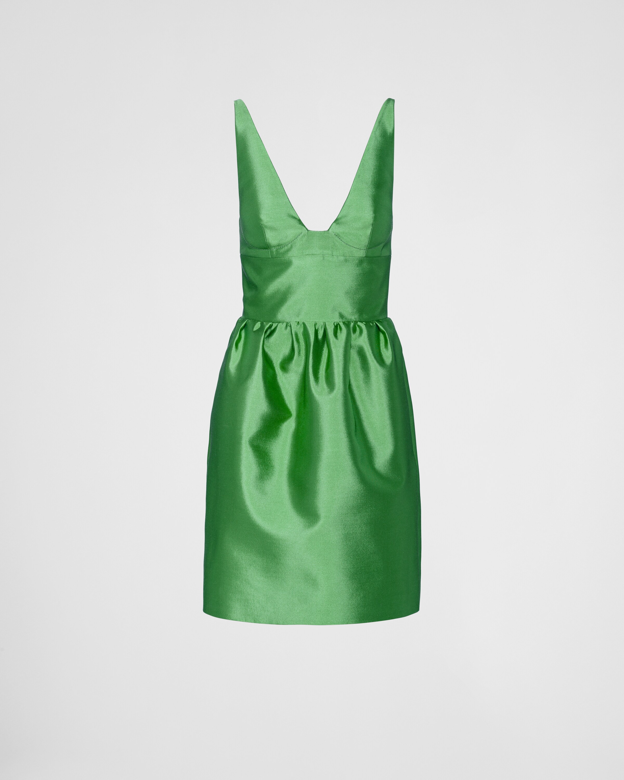 Silk and wool mini-dress | Prada Spa UK
