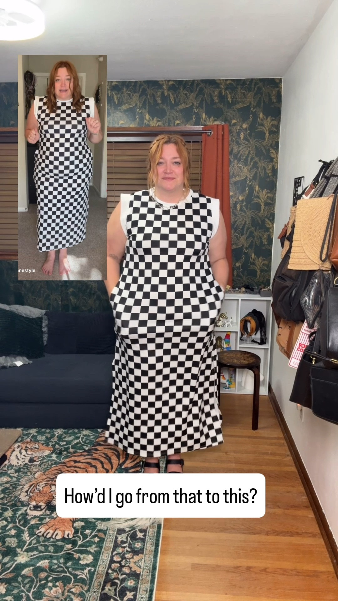Plus size outfit with a side of body positivity 
Wearing XXL dress

Spike necklace is Larissa Loden

#LTKPlusSize #LTKMidsize #LTKootd