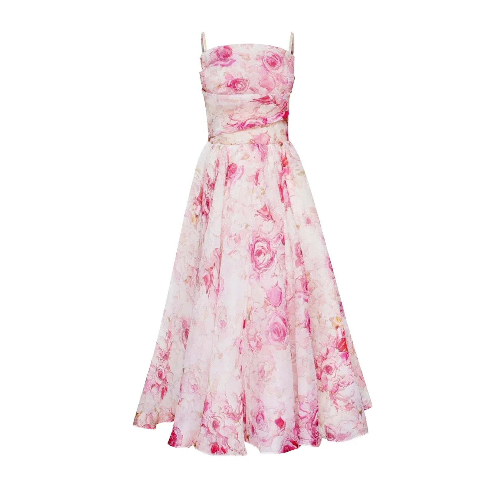 Guzom Easter Dress for Women- Spring 2023 New Floral Sleeveless Maxi Dresses V-Neck Casual Womens... | Walmart (US)