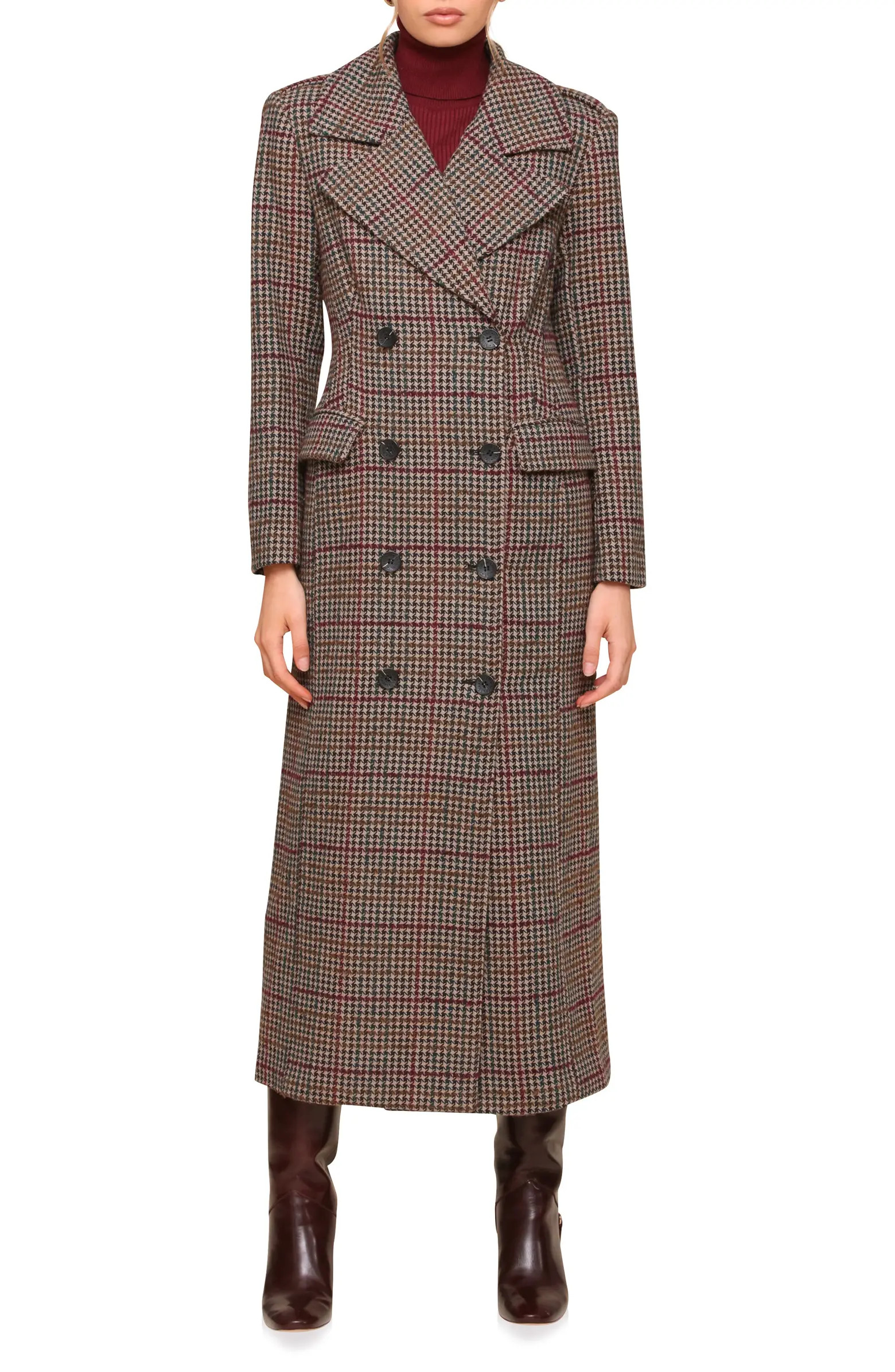 Strong Shoulder Maxi Coat | Nordstrom