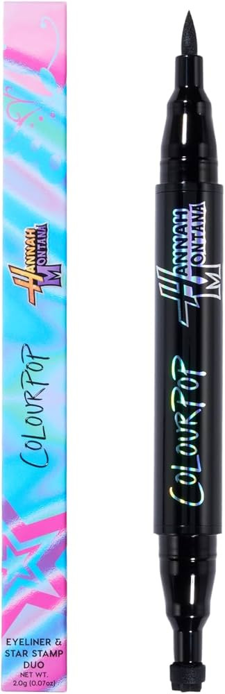 ColourPop and Disney's Hannah Montana Double Life Eyeliner & Star Stamp Duo | Amazon (US)