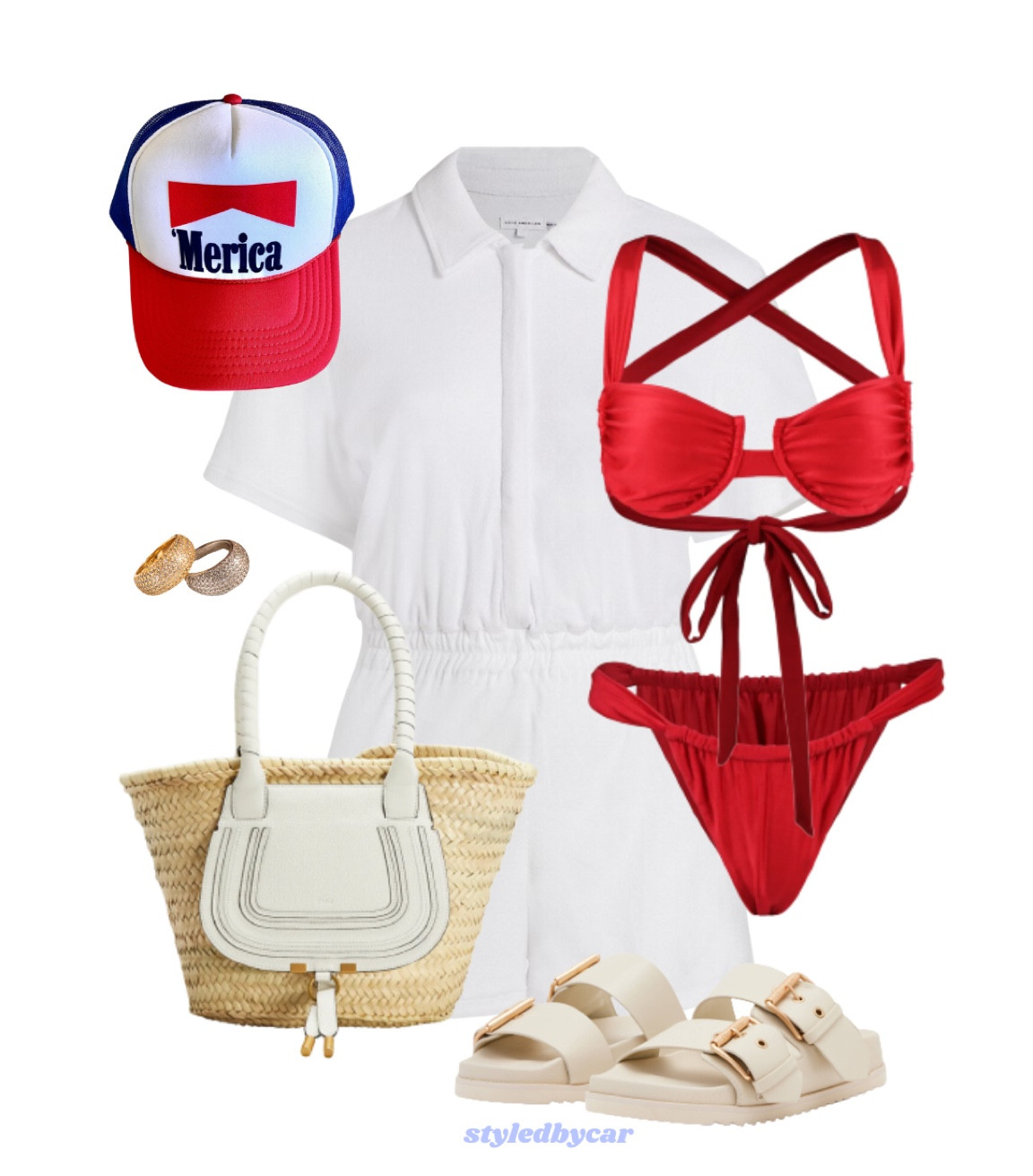 4th of July Outfit Inspo! This terrycloth romper is a necessity!!!

#LTKfit #LTKstyletip