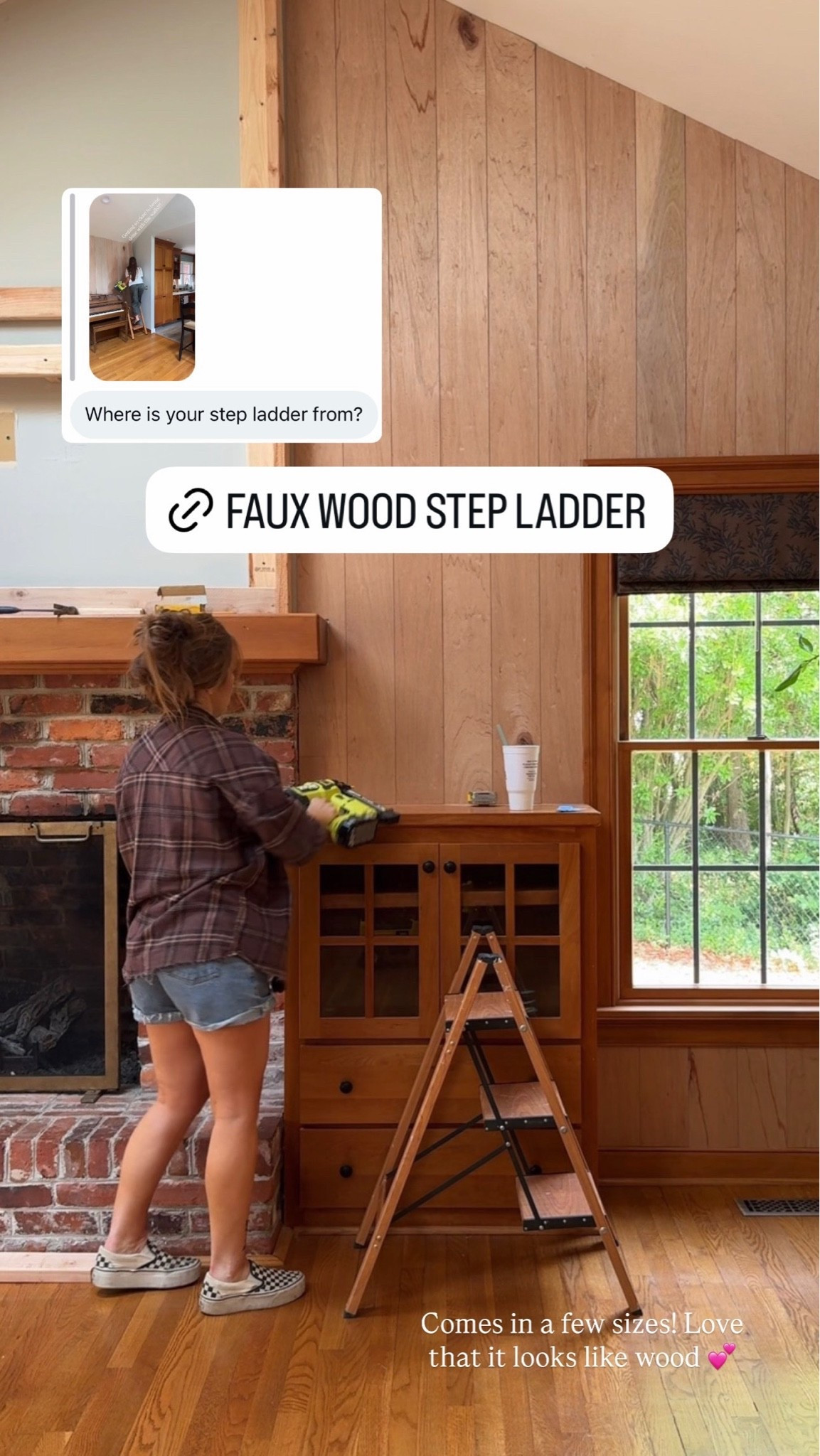 My favorite thing about this ladder is that it looks like wood!

#LTKootd #LTKActive #LTKHome