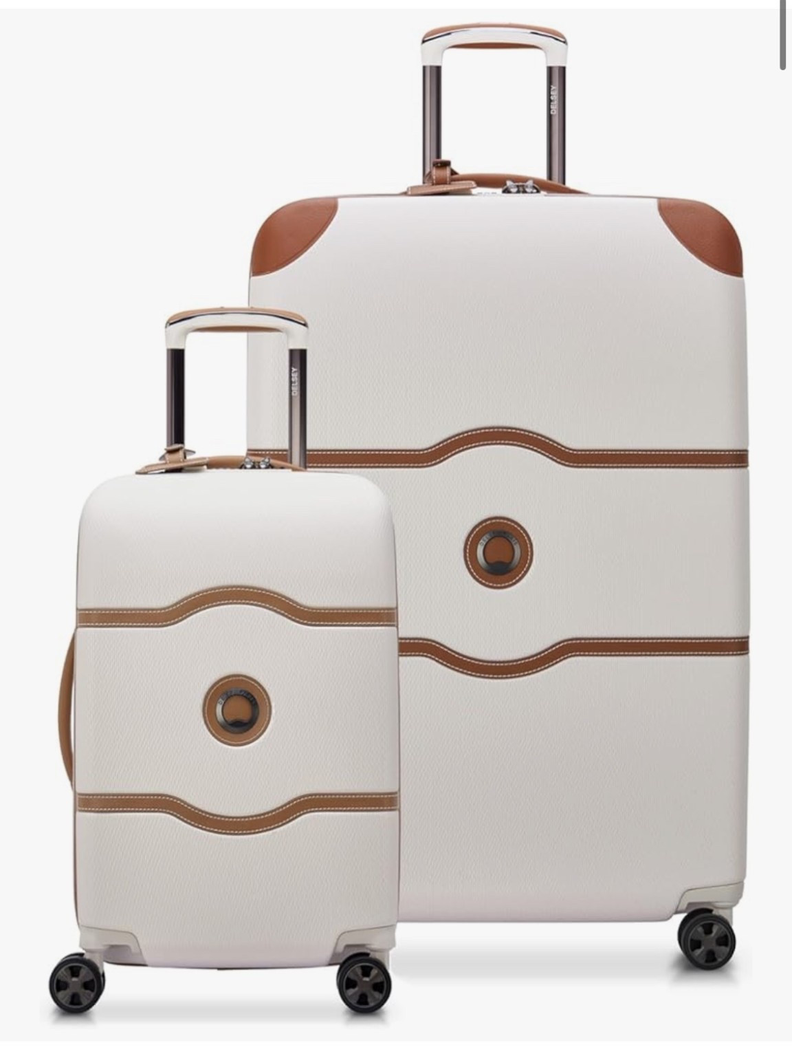 DELSEY PARIS Chatelet Air 2.0 Hardside Luggage with Spinner Wheels, Angora, 2 Piece Set (19/28)