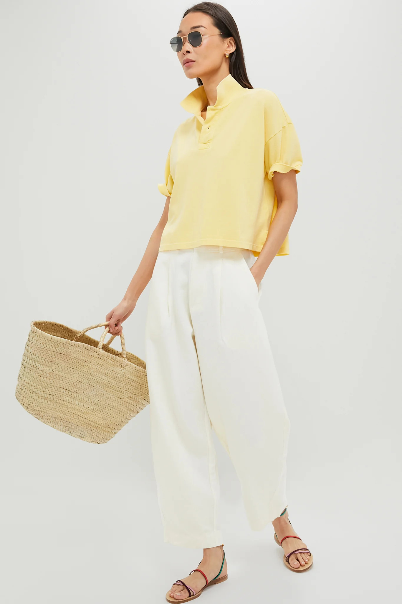 Limoncello Pique Holmes Boyfriend Polo | Tuckernuck (US)