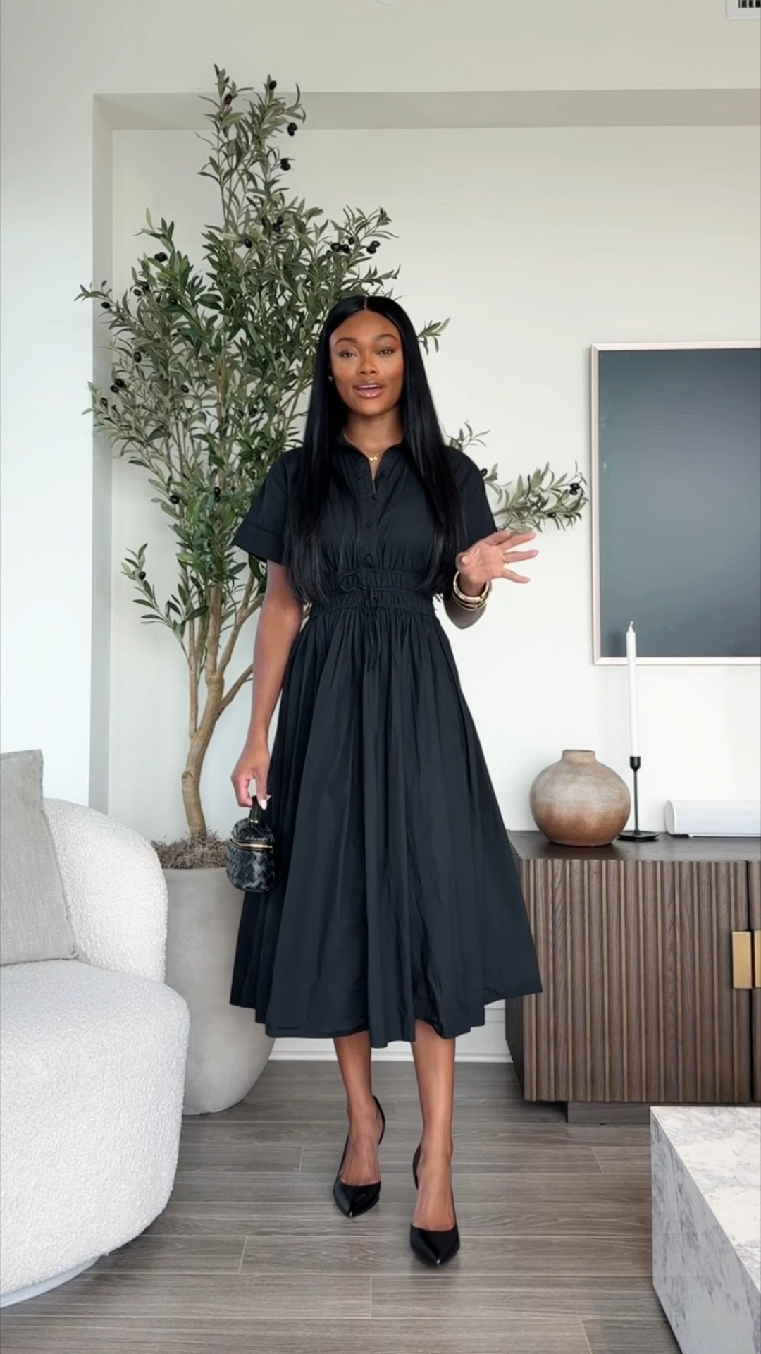 Outfit of the day for lunch! Love this black shirtdress for spring. For reference, I’m wearing a size 0!

#LTKStyleTip #LTKSeasonal #LTKShoeCrush