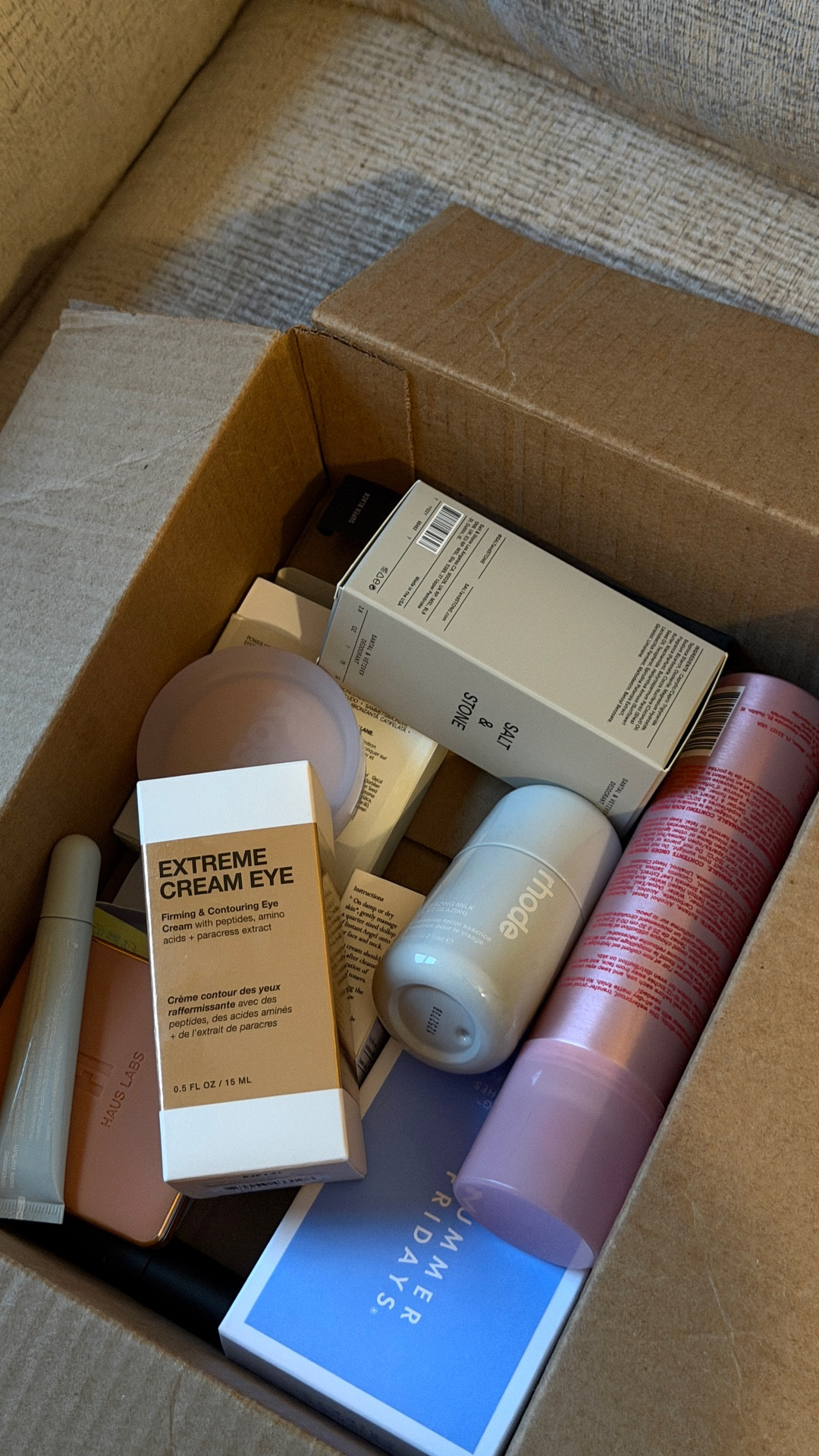 Sephora haul ✨ Mixing repeat holy grails with some new-to-me beauty I’ve been dying to try.

Restocking my forever favorites: Summer Fridays Jet Lag Eye Masks, Rhode Lip Peptide Treatment, Salt & Stone Santal & Vetiver Deodorant, and the ONE/SIZE On ’Til Dawn Mattifying Waterproof Setting Spray.

New Sephora buys I’m testing ASAP: Rhode Glazing Milk for that glass skin glow, InnBeauty Project Extreme Cream Eye, Haus Labs Power Sculpt Velvet Bronzer, Kosas Cloud Set Setting Powder, and the Makeup by Mario Master Mascara for volume + lift.

#LTKSeasonal #LTKBeauty