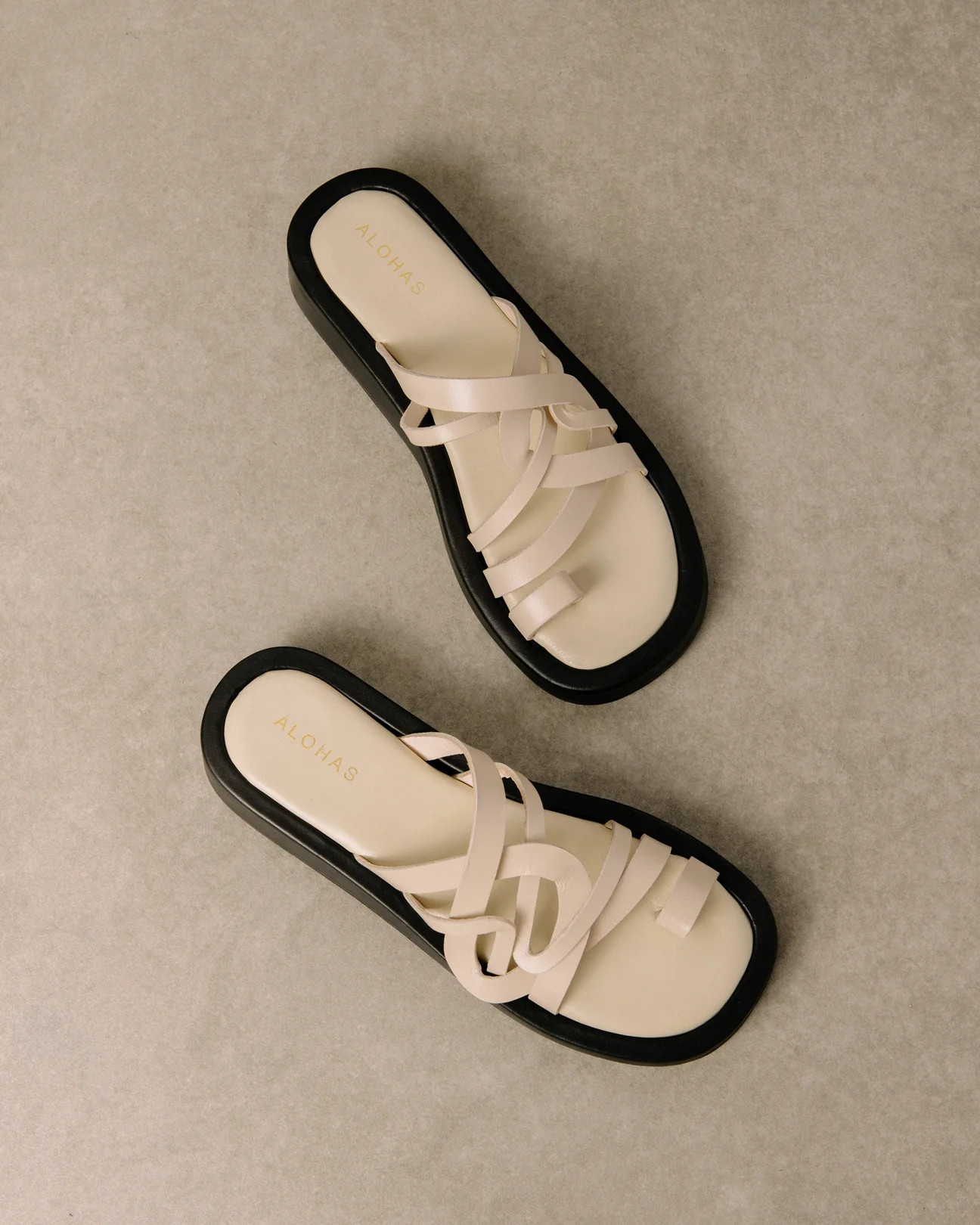 Cool - White Leather Sandals | ALOHAS | Alohas US