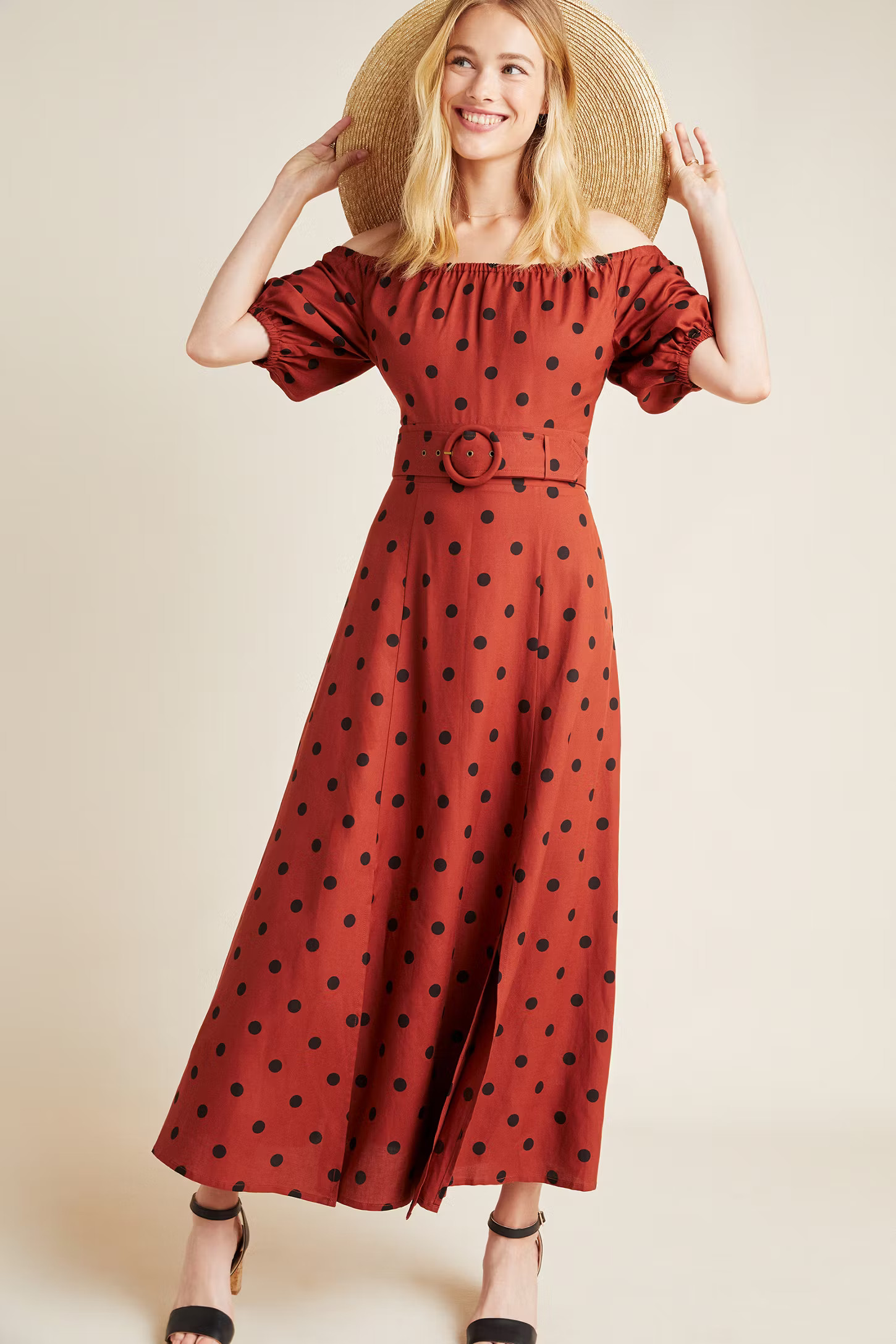 Lucienne Off-The-Shoulder Maxi Dress | Anthropologie (US)
