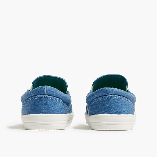 Kids' chambray slip-on sneakers | J.Crew Factory