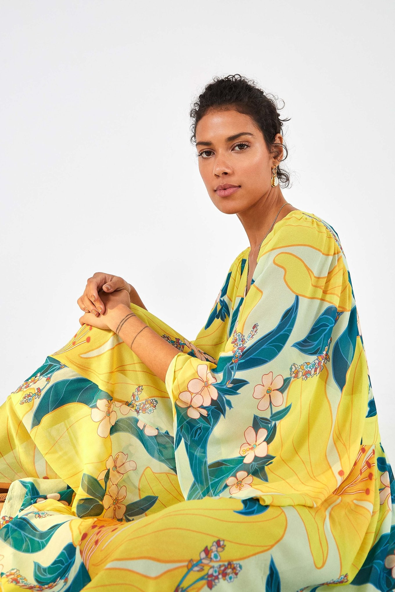 farm rio floral pietra maxi dress | FarmRio (US)