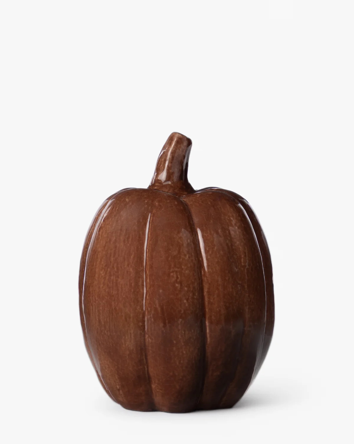 Autumn Pumpkin in Glossy Brown | McGee & Co. (US)