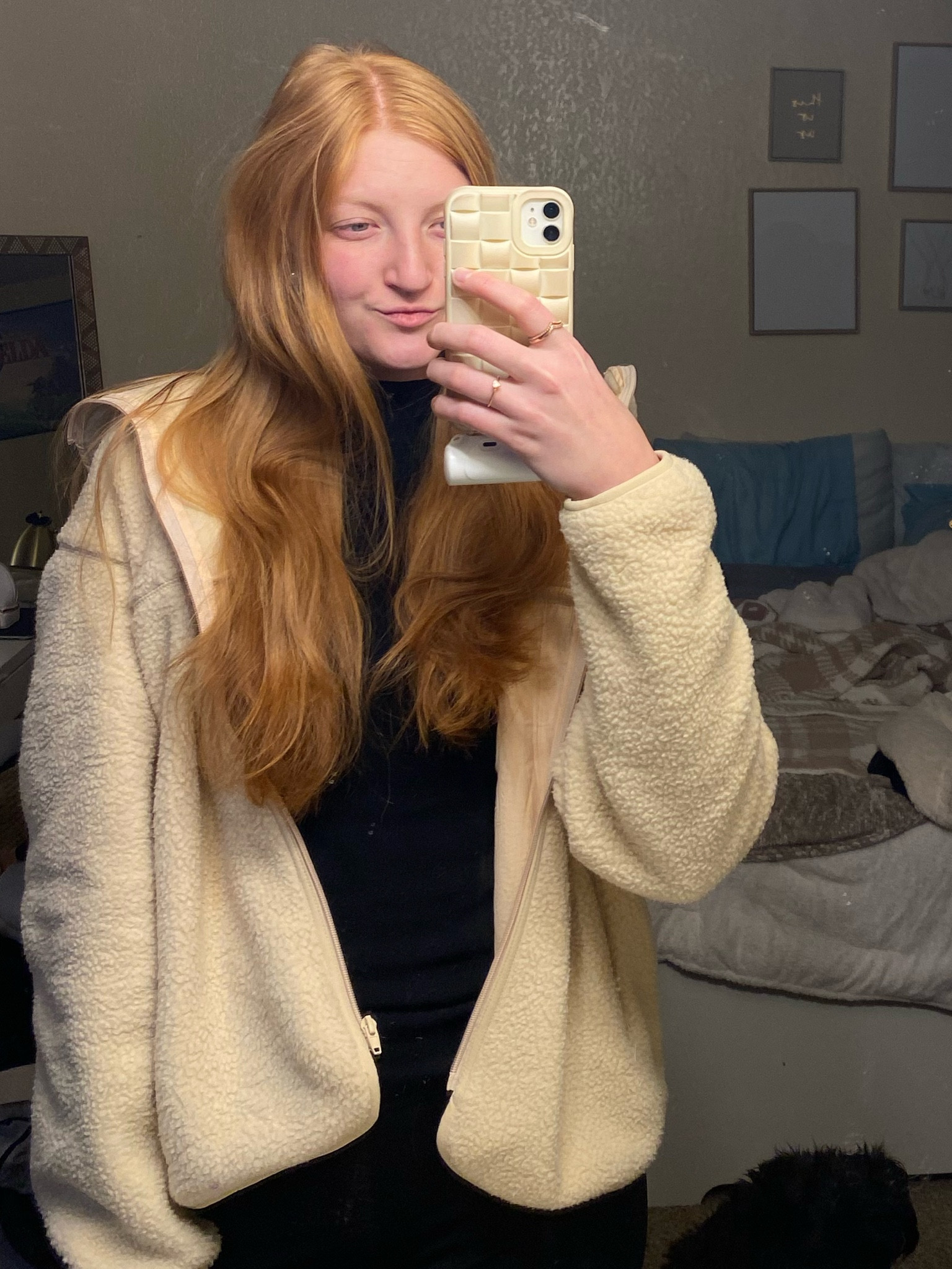 Cozy fuzzy hoodie

#LTKSeasonal