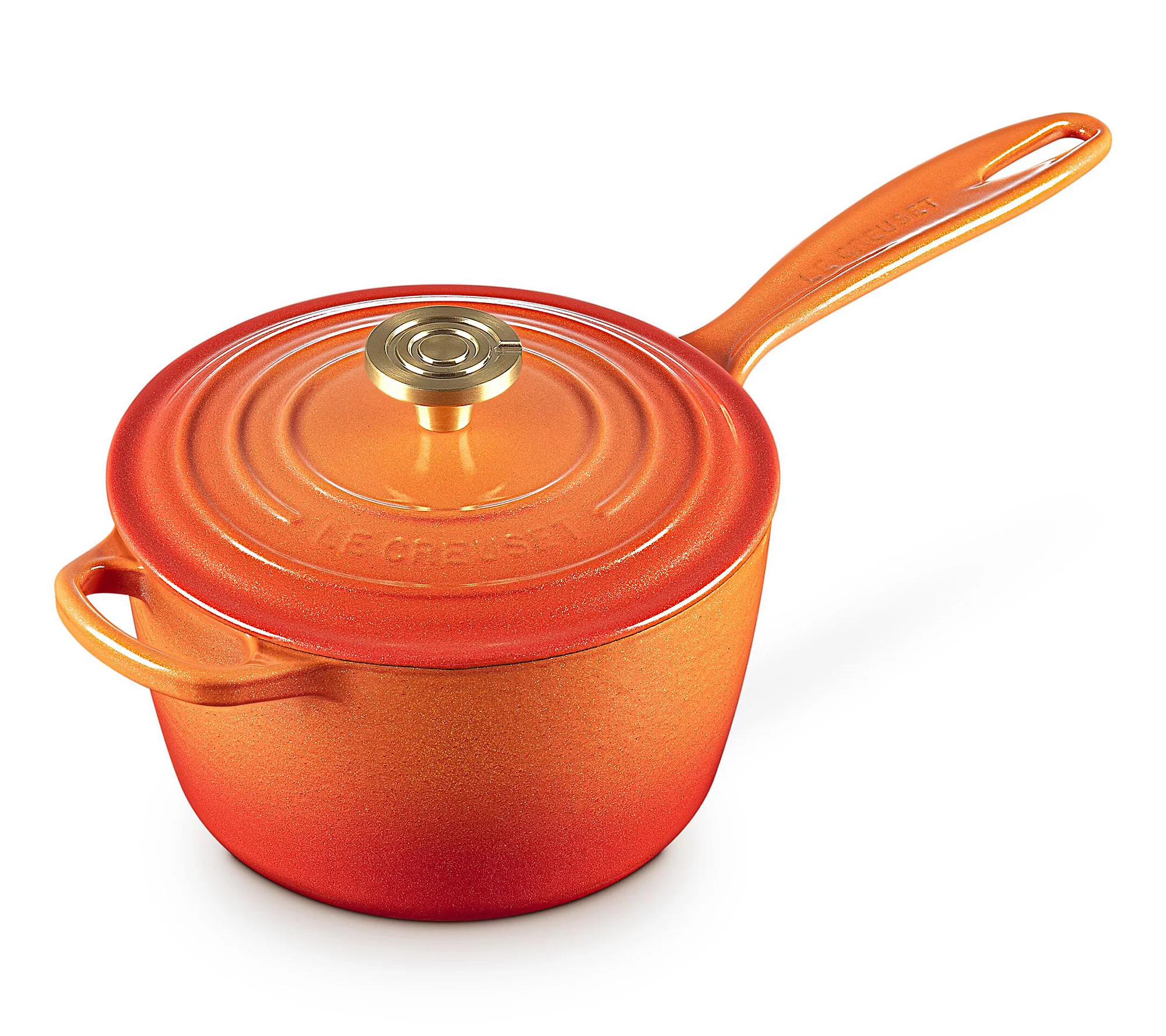 Le Creuset Flamme Doree 2.25 Quart Saucepan | QVC