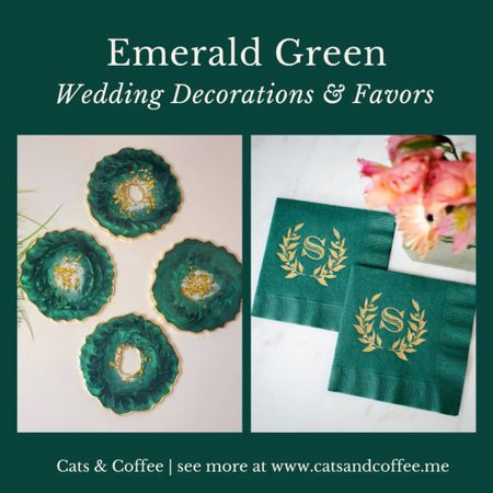 Emerald green wedding decorations, accents, and favors 💚 simple and elegant wedding decor in a rich jewel tone green

#LTKFind #LTKwedding #LTKstyletip