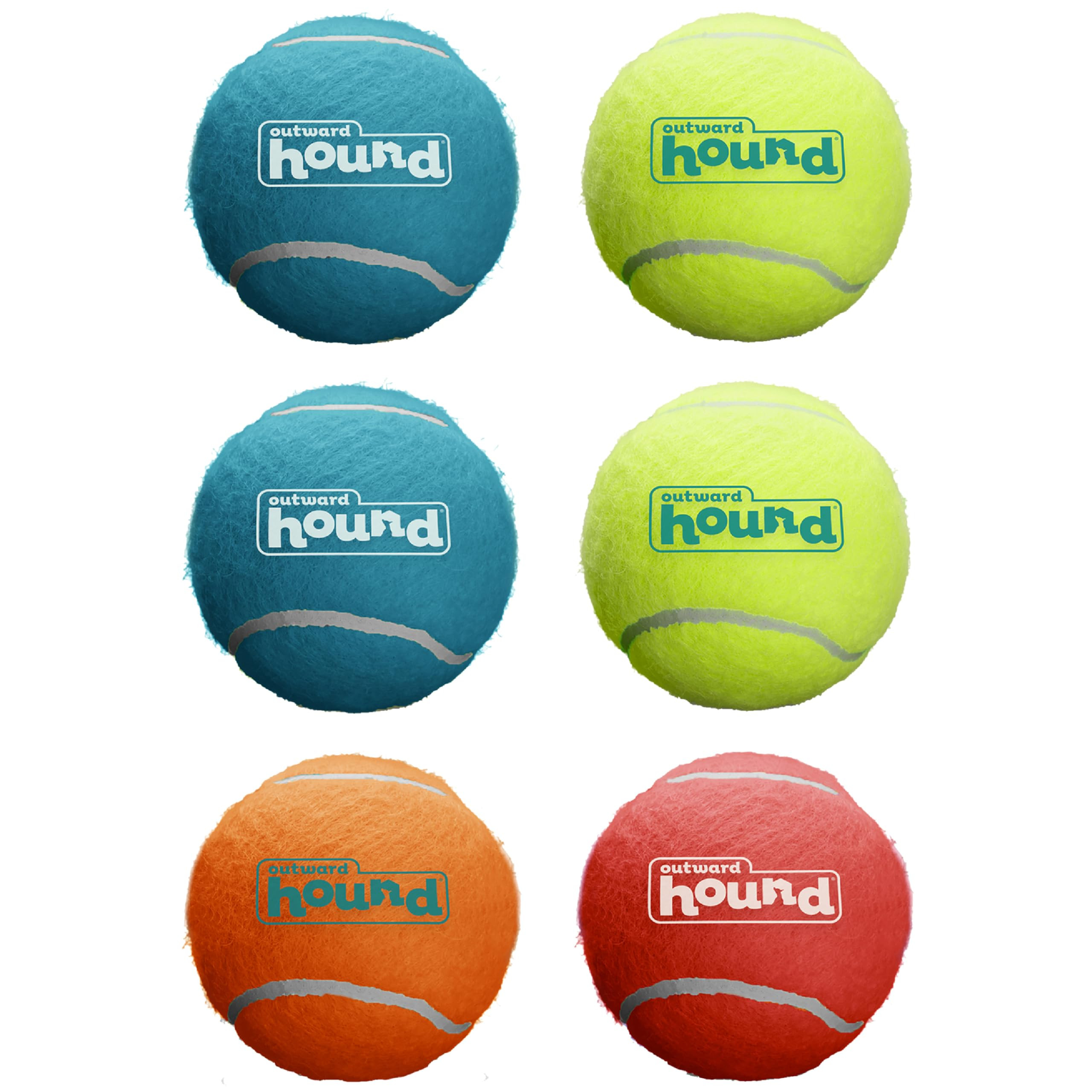 Outward Hound Squeaker Ballz 8-Pack Tennis Ball Dog Toys with Squeaker, Interactive Fetch Play fo... | Amazon (US)