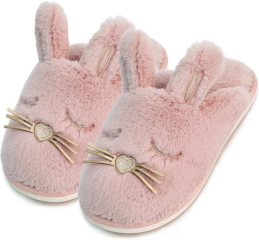 Caramella Bubble Bunny Slippers for Women Fuzzy Cute Animal Memory Foam House Rabbit Slippers Ind... | Amazon (US)