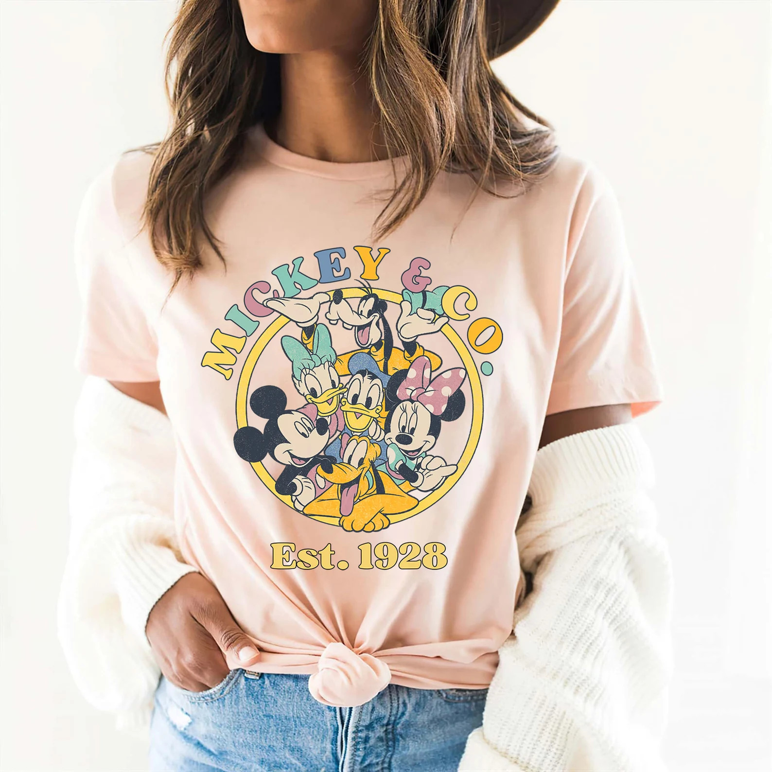 Vintage Mickey & Co 1928 Shirt Retro Vintage Disney Shirt - Etsy | Etsy (US)