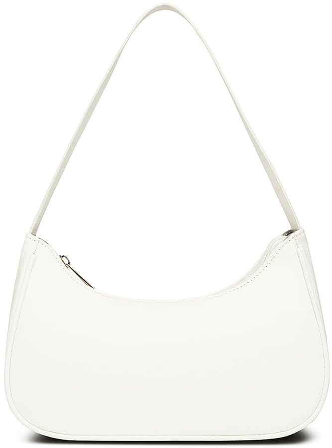 Afashor Shoulder Bags for Women Vegan Leather Hobo Sling Tote Handbag Retro Clutch Purse with Zip... | Amazon (US)