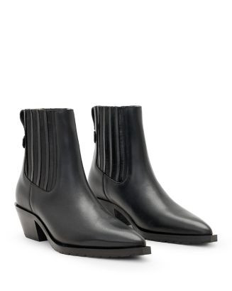 Women's Marcie Chelsea Leather Ankle Boots | Bloomingdale's (AU)