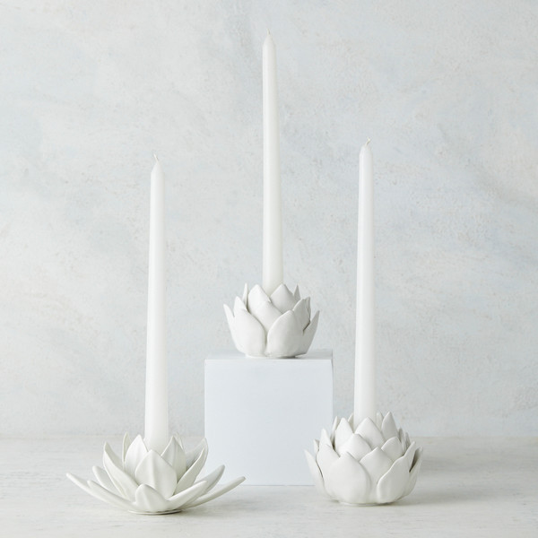 Magnolia Votive/Taper Holder - Set of 3 | Z Gallerie