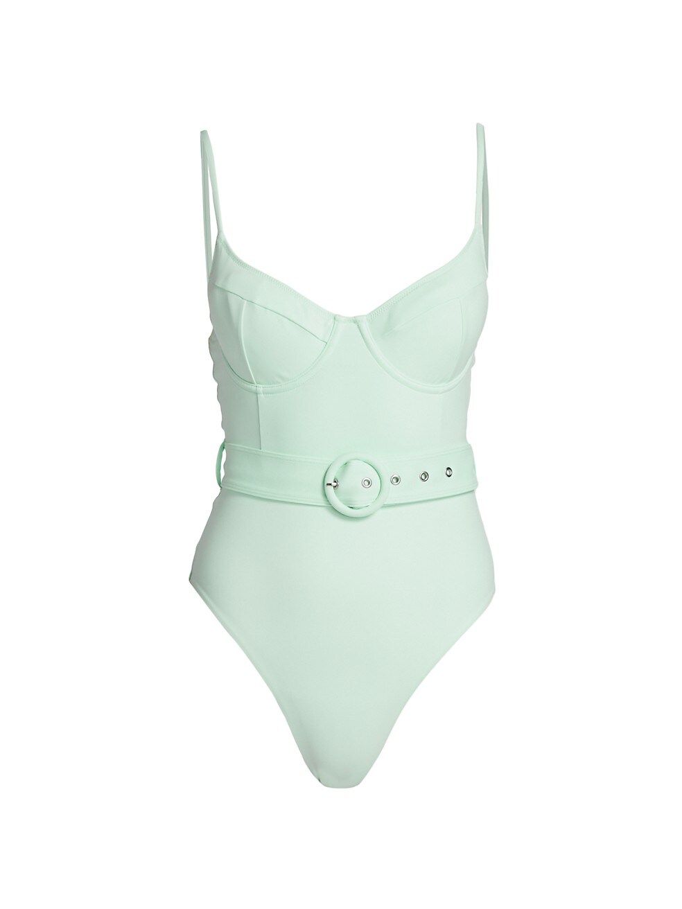 Noa Belted Bustier One-Piece Swimsuit | Saks Fifth Avenue