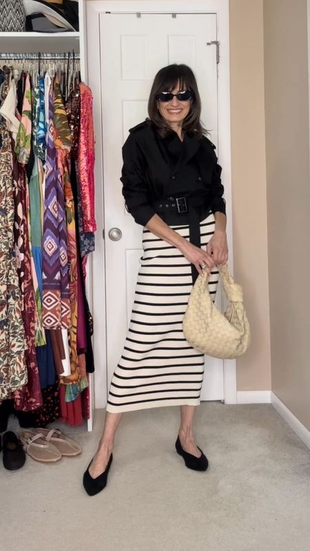 Dress, jacket and shoes fit true to size.

A super chic but casual look for that weather in between Spring and Summer! 

#LTKFindsUnder50 #LTKOver40 #LTKStyleTip
