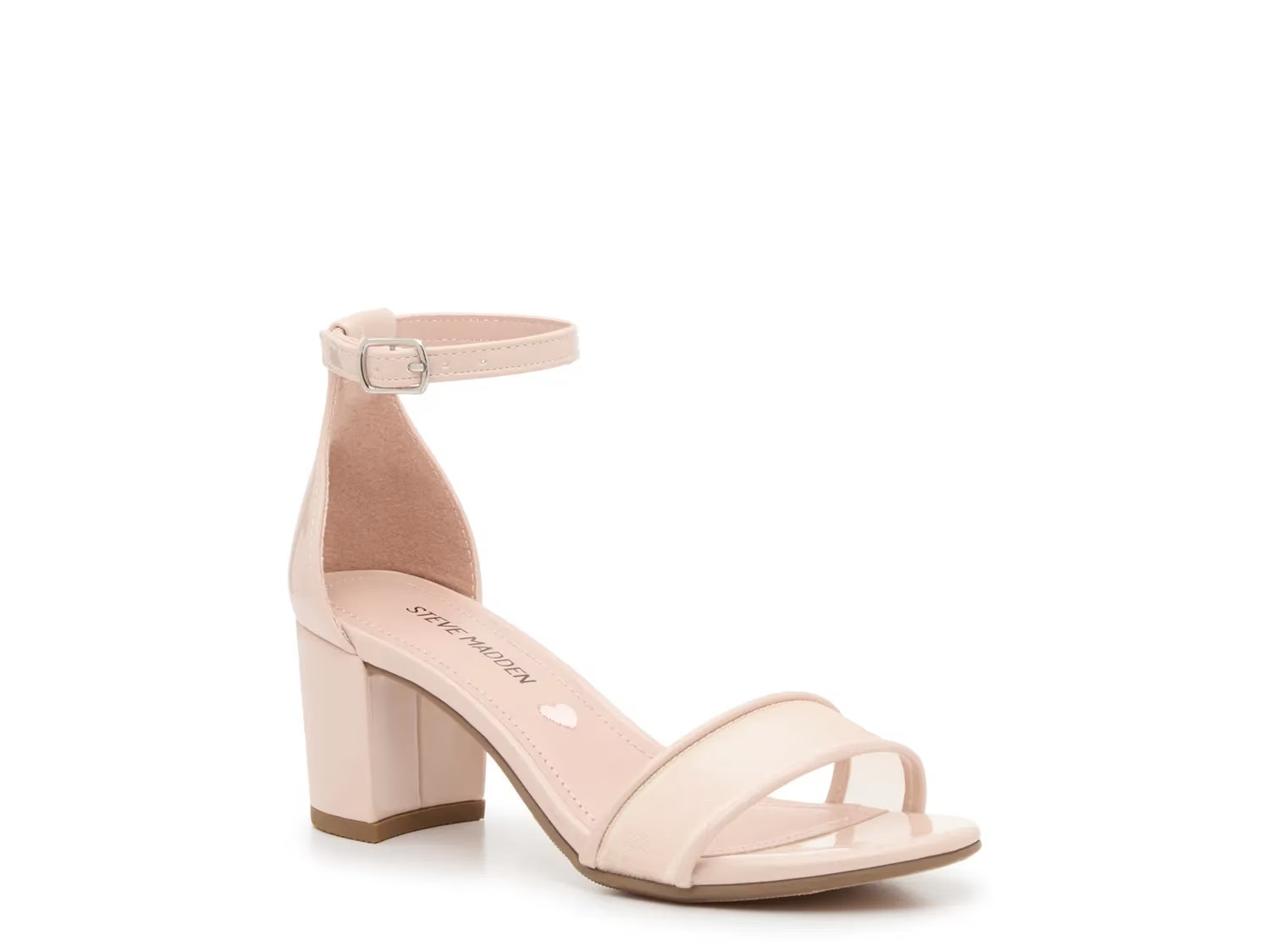 Steve Madden Carrson Dress Sandal Kids' | Girl's | Light Pink | Size 6 Youth | Sandals | Ankle Strap | DSW