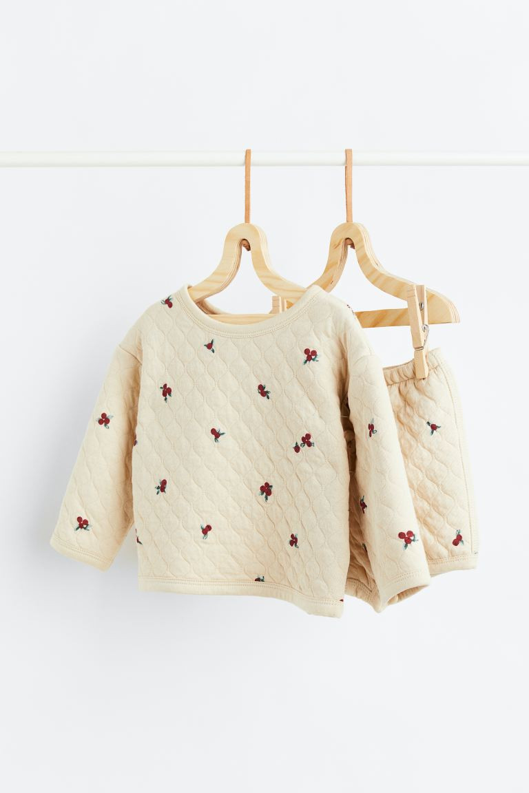 2-piece quilted set | H&M (UK, MY, IN, SG, PH, TW, HK)