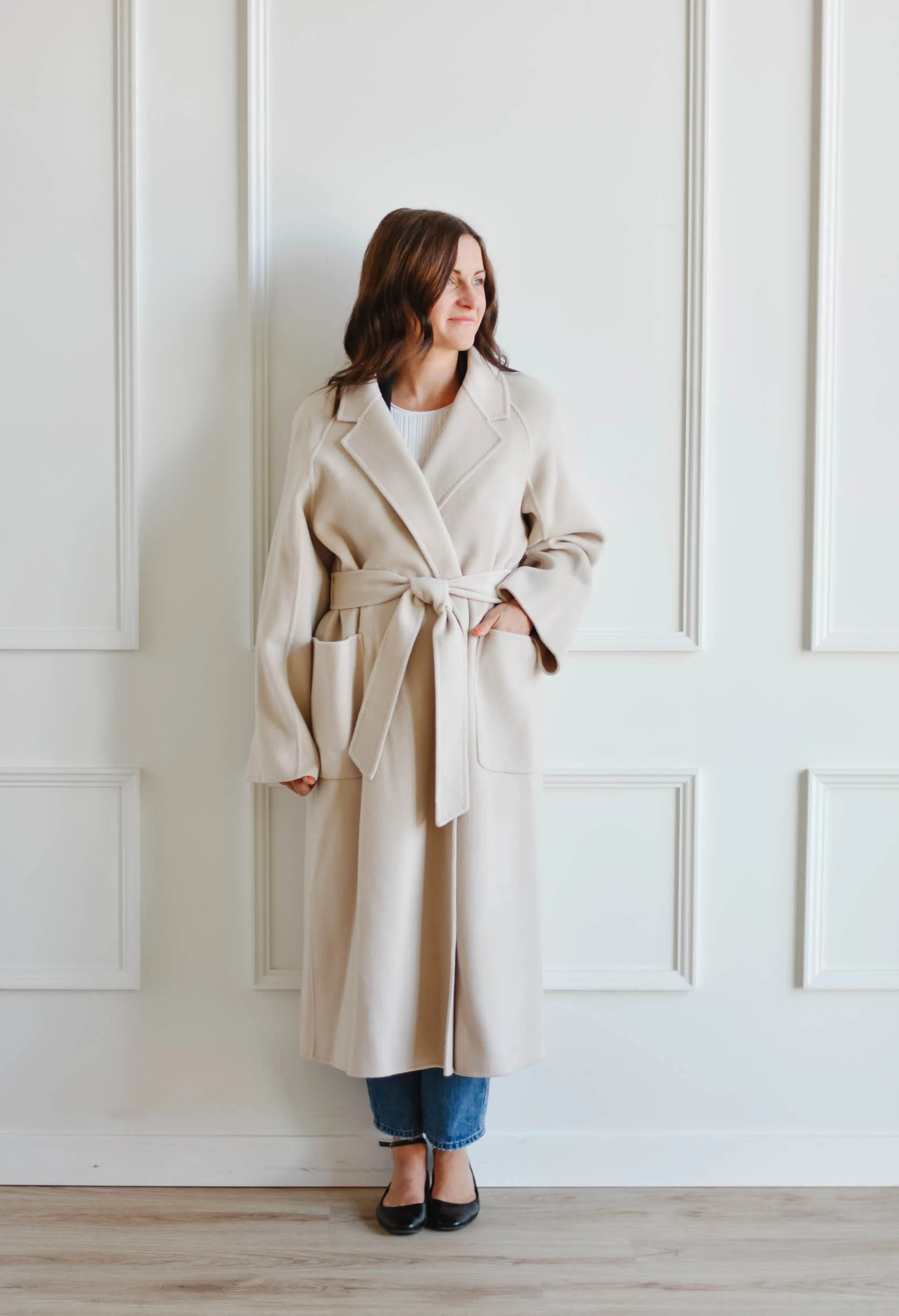 Cardine Wool Wrap Coat | Mad About Style Boutique