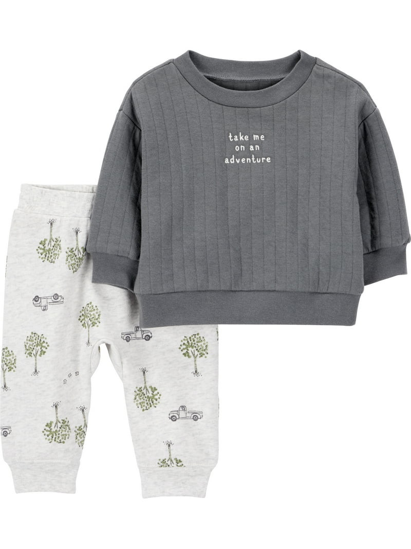 Carter's Child of Mine Baby Boy Outfit Set, 2-Piece, Sizes 0/3-24 Months | Walmart (US)