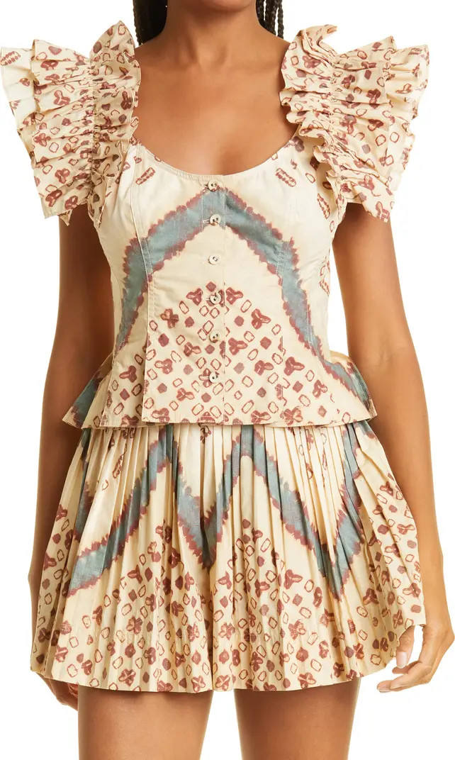 Ulla Johnson Milla Ruffle Button-Up Shirt | Nordstrom | Nordstrom