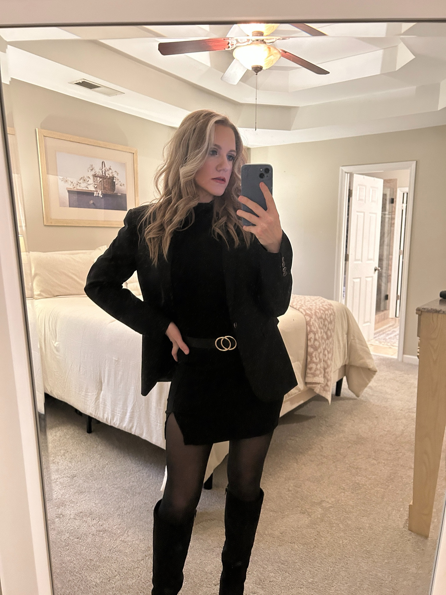 Date night outfit. Wearing a medium in the skirt and bodysuit. Boots are true to size. 

#LTKWatchNow #LTKStyleTip #LTKFindsUnder50