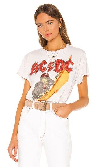 ACDC High Voltage Crew Tee in Off White | Revolve Clothing (Global)