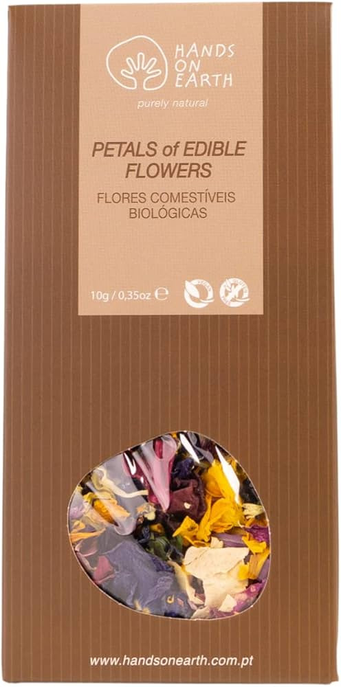 Mixed Dried Edible Flower Petals 10g (0.35 oz) | For Cake Decorating | For Garnish | For Culinary... | Amazon (US)