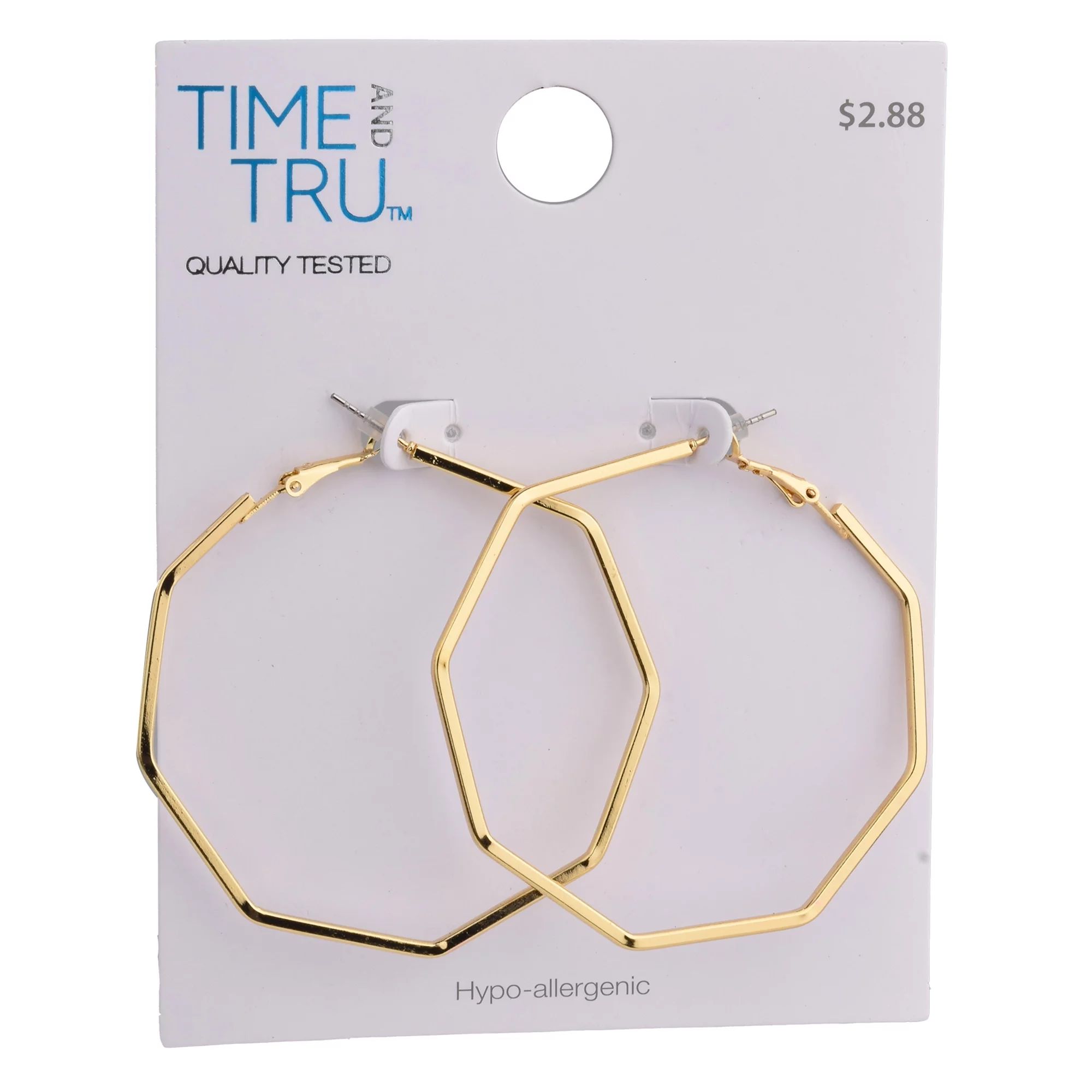 Gold Octagon Hoop | Walmart (US)