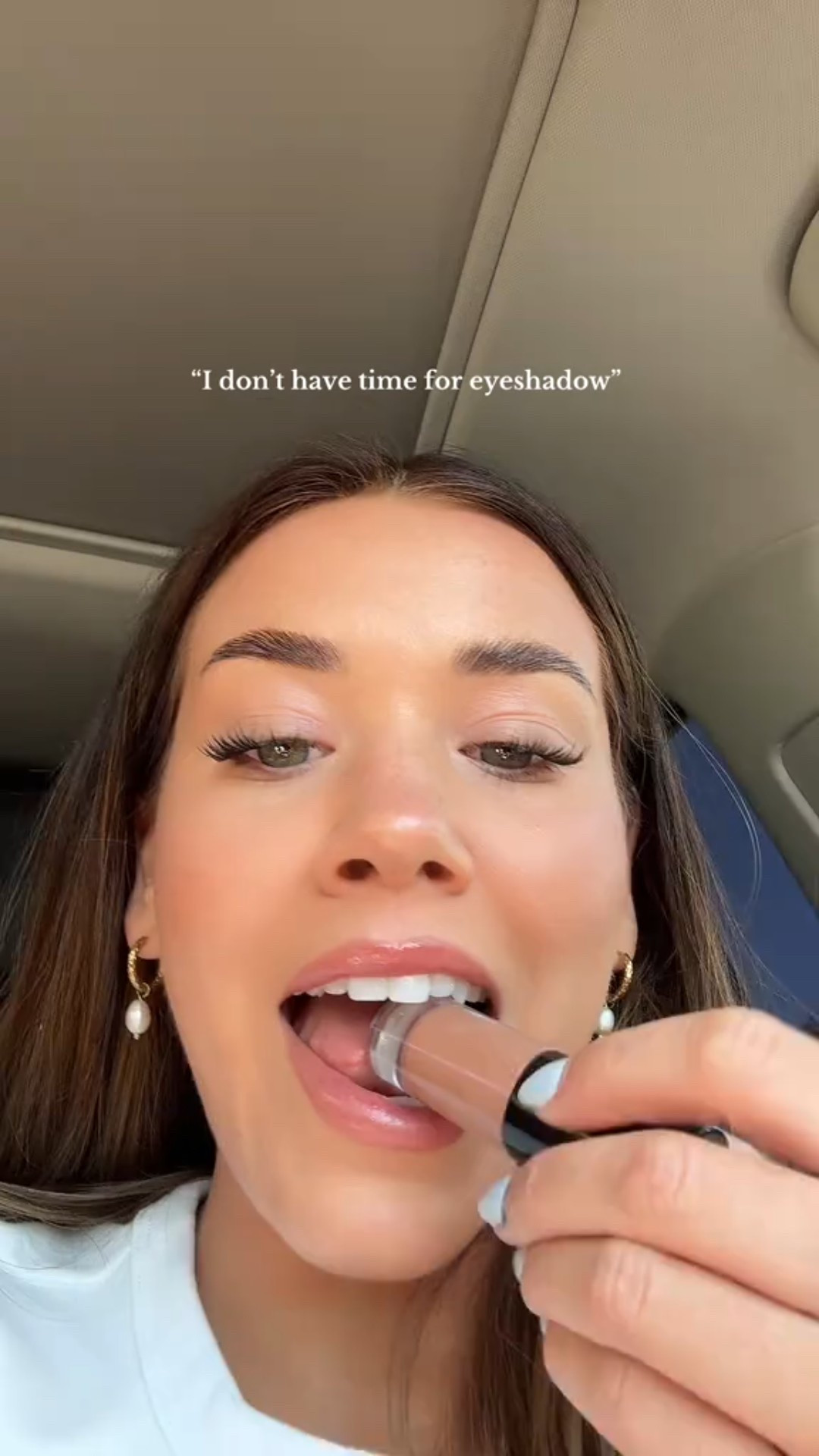 Quickest eyeshadow there ever was, shade 25
Lip: cool spice, benetint, clear gloss 

#LTKFindsUnder50 #LTKSummerEdit #LTKBeauty