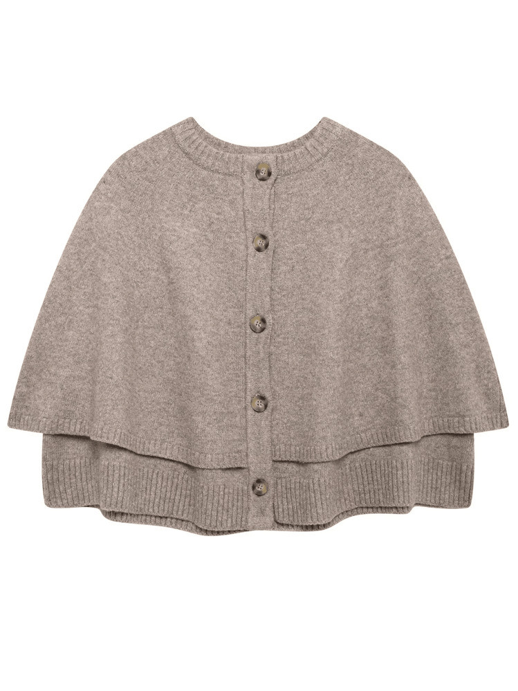 Women's Spring And Summer New Cape Design Knitted Jacket Is Simple, Fashionable And Casual Daily | SHEIN