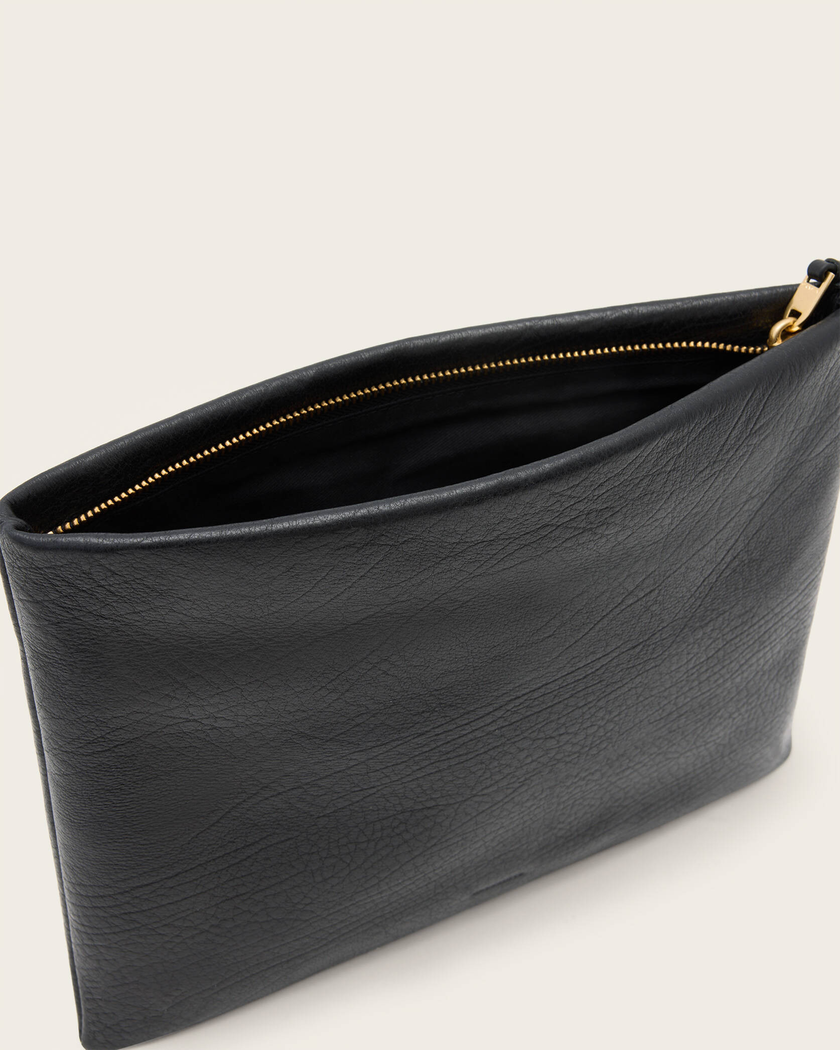 Bettina Leather Clutch Bag | AllSaints US