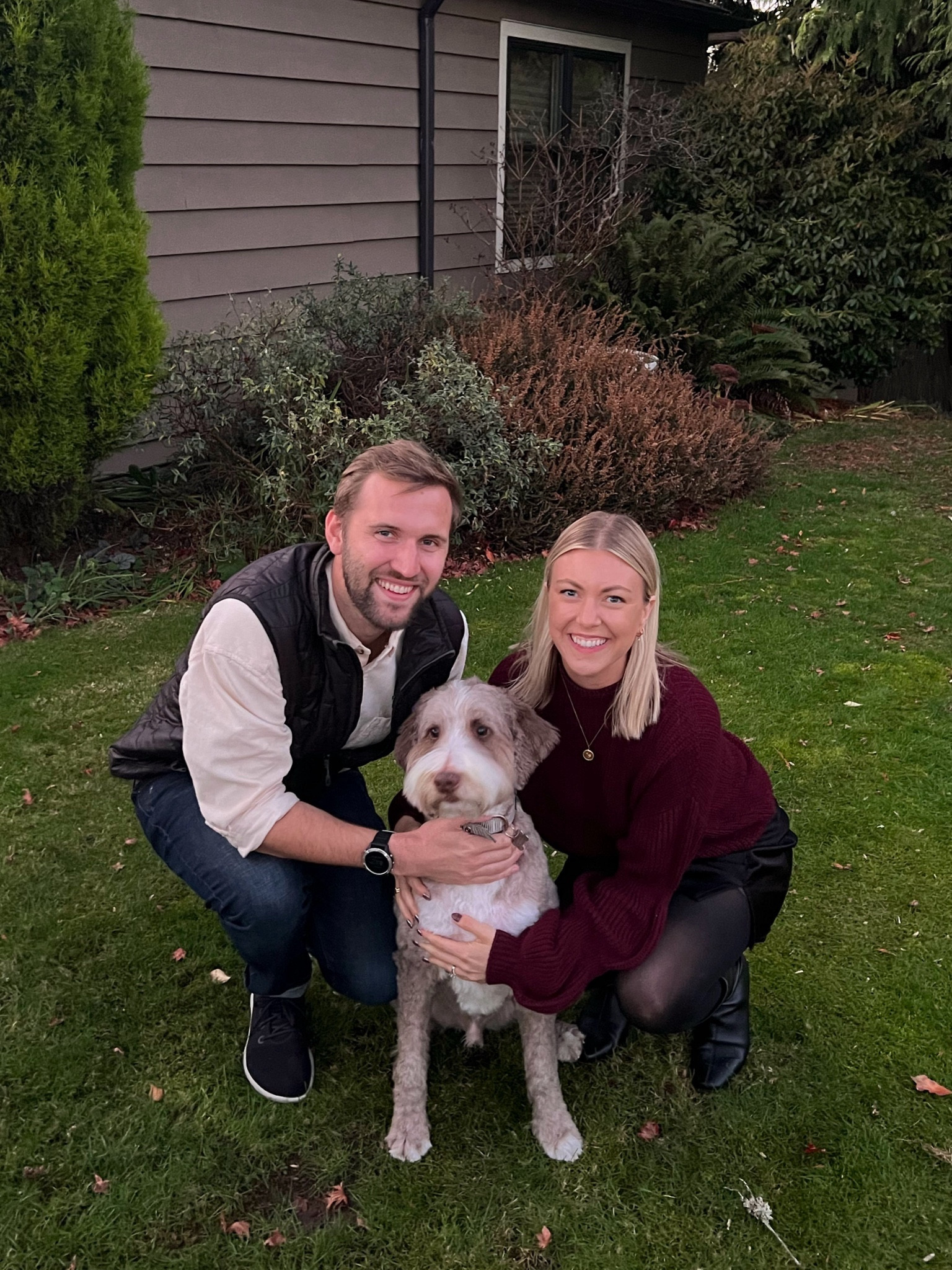 Wearing a cute maroon sweater, black skirt, tights and knee high boots for Thanksgiving!

#LTKstyletip #LTKHoliday