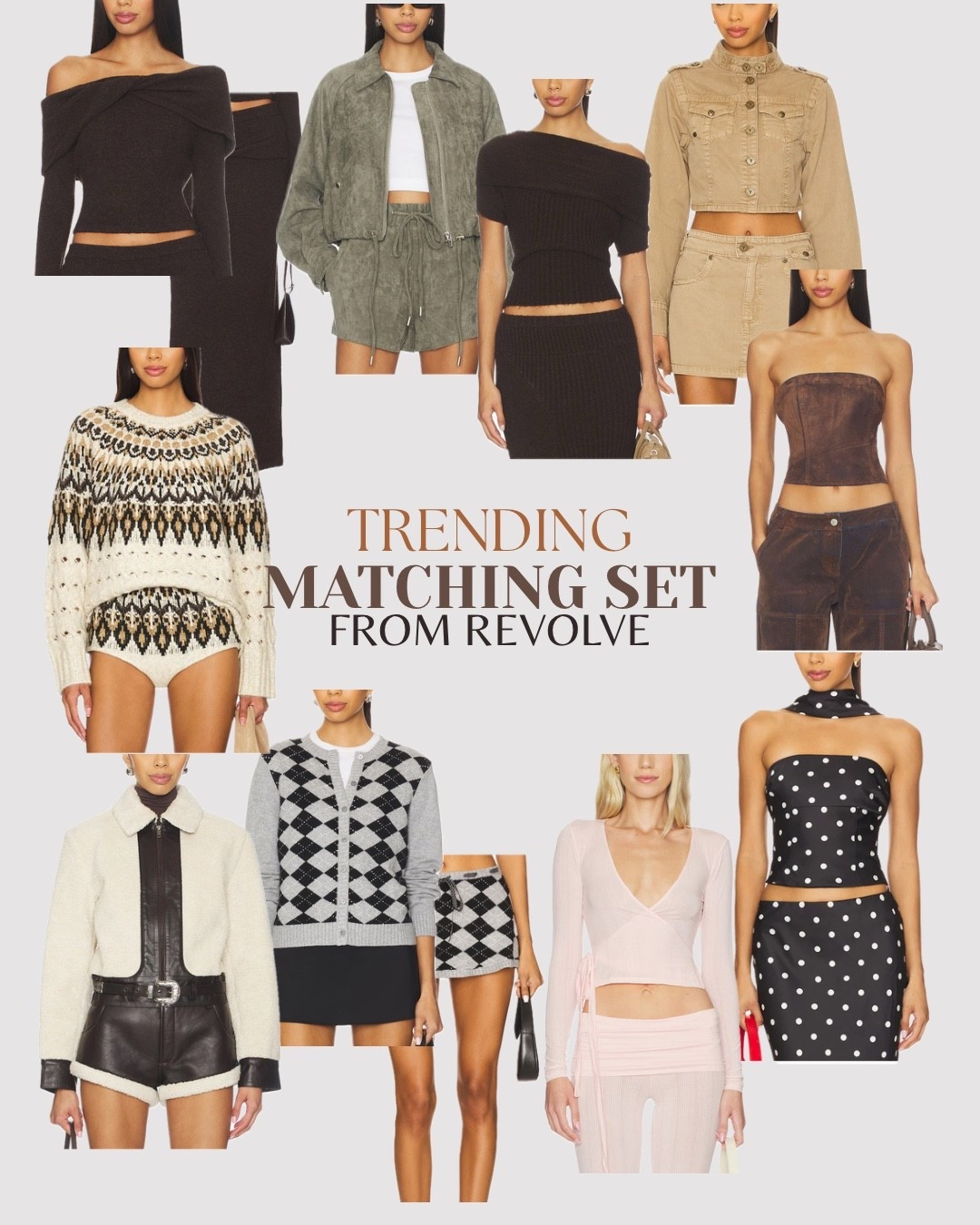 This Revolve matching set is the definition of elevated everyday style, polished, comfortable, and endlessly wearable.

#LTKootd #LTKSaleAlert