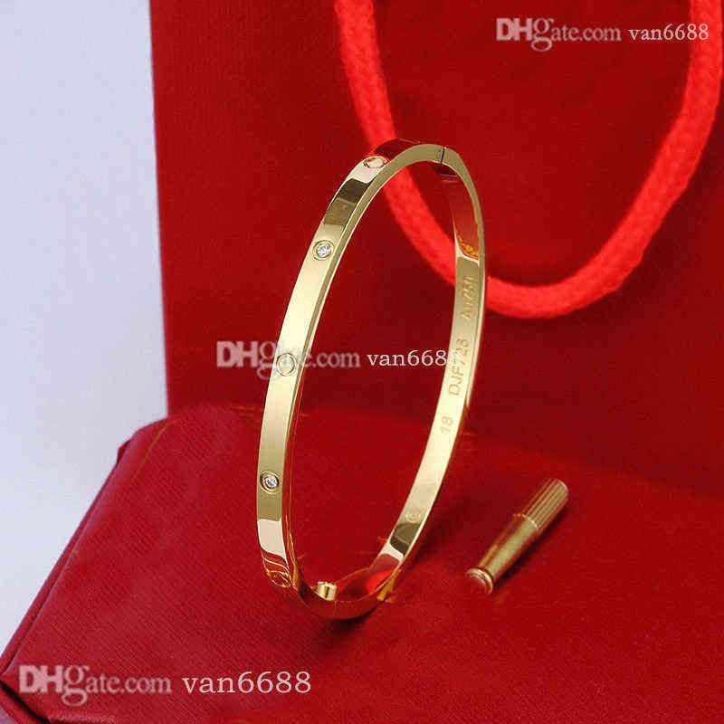 Designer Bracelet Diamond Bracelets Women Men Carti Bangle Love Screw With Box Fashion Luxury Jew... | DHGate