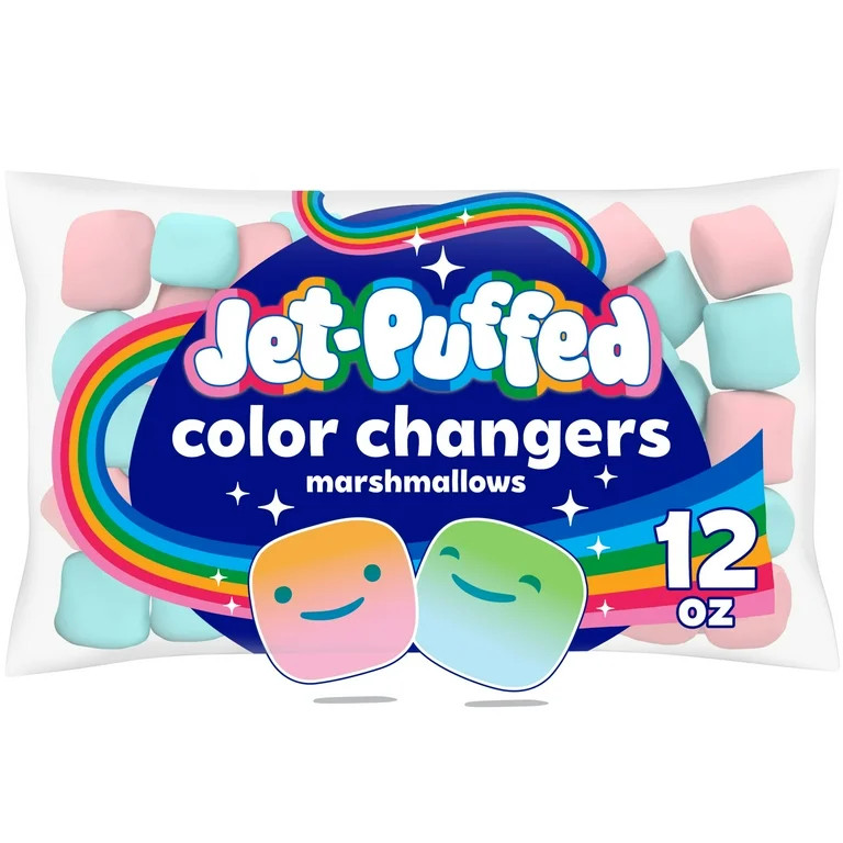 Jet-Puffed Color Changers Marshmallows, 12 oz Bag, No Allergen-Free Claims Apply | Walmart (US)